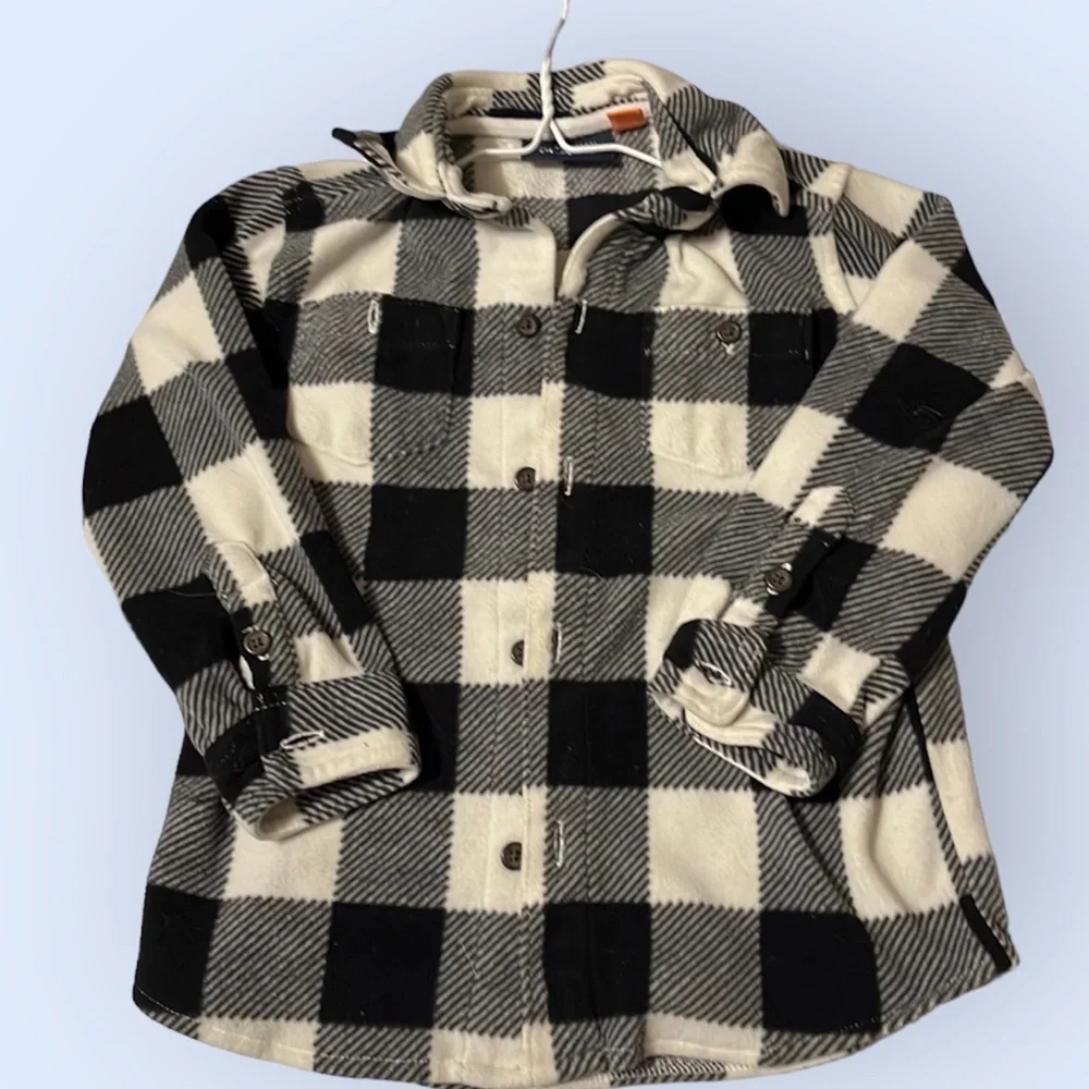 The Childrens Place flannel check shirt , sz 4T